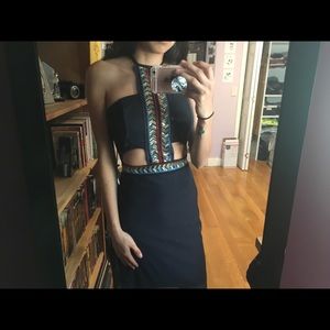 Formal maxi prom dress